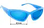 Sunglass Fix Ersatzgläser für Childe Tomb - 63mm Wide 