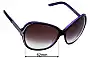 Sunglass Fix Lentes de Repuesto para Diesel DS 0104 - 62mm Wide 