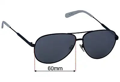 Marc by Marc Jacobs MMJ 444/S Replacement Lenses 60mm wide 