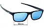 Sunglass Fix Verres de Remplacement pour Oakley OX8164 Port Bow - 55mm Wide 