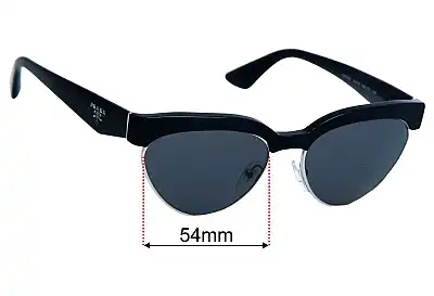 Prada VPR05Q Replacement Lenses 54mm wide 