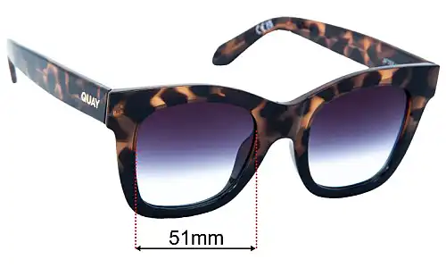 Quay After Hours Replacement Lenses 51mm wide 