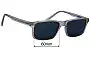 Sunglass Fix Lentes de Repuesto para Specsavers Wadlow - 60mm Wide 