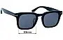 Sunglass Fix Replacement Lenses for Tom Ford Dax TF751-F-N - 53mm Wide 