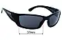 Sunglass Fix Lentes de Repuesto para Ugly Fish PT3650 - 57mm Wide 