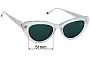 Sunglass Fix Replacement Lenses for Bailey Nelson  Cool Cat - 51mm Wide 