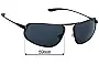 Sunglass Fix Lentes de Repuesto para Bigatmo Strato - 59mm Wide 