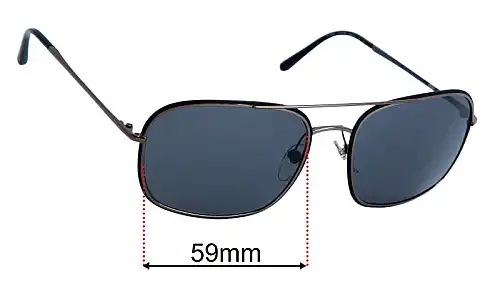 Burberry B 3061 Lentilles de Remplacement 59mm wide 