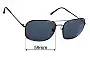 Sunglass Fix Verres de Remplacement pour Burberry B 3061 - 59mm Wide 
