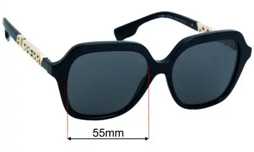 Burberry B 4389 Joni Replacement Lenses 55mm wide 