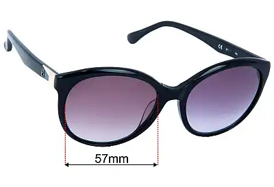 Calvin Klein CK4291S Lentes de Repuesto 57mm wide 