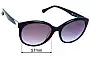 Sunglass Fix Replacement Lenses for Calvin Klein CK4291S - 57mm Wide 