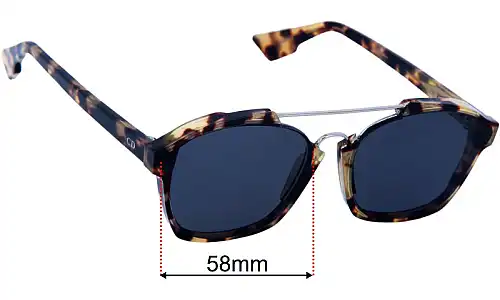 Christian Dior Dior Abstract Lentes de Repuesto 58mm wide 