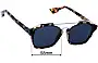 Sunglass Fix Lentes de Repuesto para Christian Dior Dior Abstract - 58mm Wide 