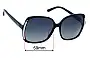 Sunglass Fix Ersatzgläser für Fendi FS 5098 - 59mm Wide 