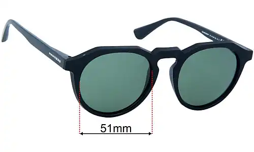 Hawkers Warwick Raw Lentes de Repuesto 51mm wide 