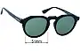Sunglass Fix Lentes de Repuesto para Hawkers Warwick Raw - 51mm Wide 