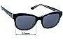 Sunglass Fix Replacement Lenses for Oroton  Lyra - 53mm Wide 