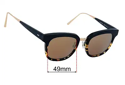 Oscar Wylee Dawn Replacement Lenses 49mm wide 