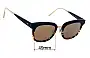 Sunglass Fix Replacement Lenses for Oscar Wylee Dawn - 49mm Wide 
