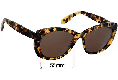 Paul Taylor Charlotte Ersatzlinsen 55mm wide 