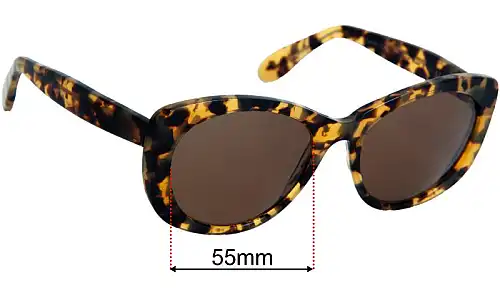 Paul Taylor Charlotte Replacement Lenses 55mm wide 