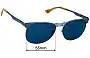 Sunglass Fix Lentes de Repuesto para Persol 2470-S - 55mm Wide 