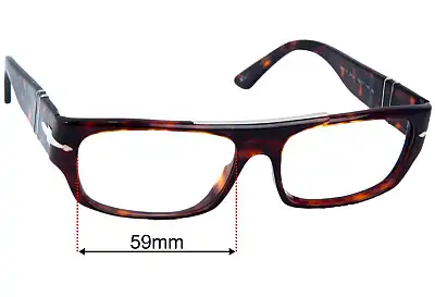 Persol 2941-S Replacement Lenses 59mm wide 