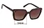 Sunglass Fix Replacement Lenses for Prada SPR23Z - 54mm Wide 