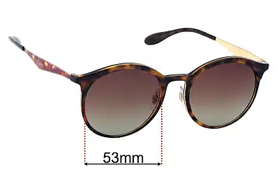 Ray-Ban RB4277F Replacement Lenses 53mm wide 