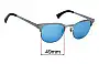 Sunglass Fix Replacement Lenses for Ray-Ban RB6317 - 49mm Wide 