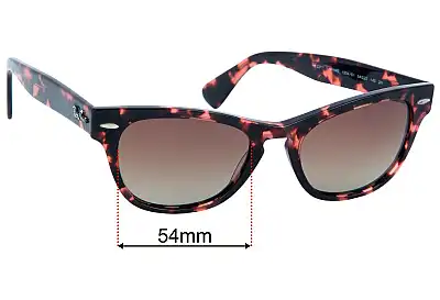 Ray-Ban RB2201 Laramie Replacement Lenses 54mm wide 