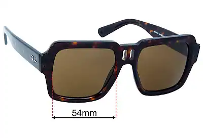 Ray-Ban RB4408 Magellan Ersatzgläser 54mm wide 