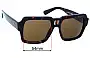Sunglass Fix Ersatzgläser für Ray-Ban RB4408 Magellan - 54mm Wide 