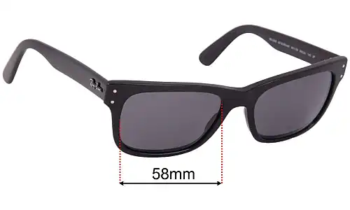 Ray-Ban RB2283 Mr Burbank Replacement Lenses 58mm wide 