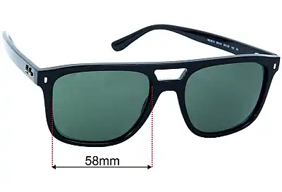 Ray-Ban RB2213 Replacement Lenses 58mm wide 