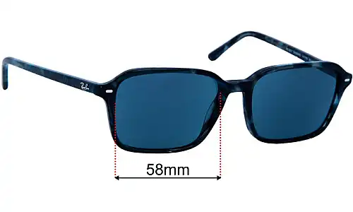 Ray-Ban RB2231 Raimond Replacement Lenses 58mm wide 