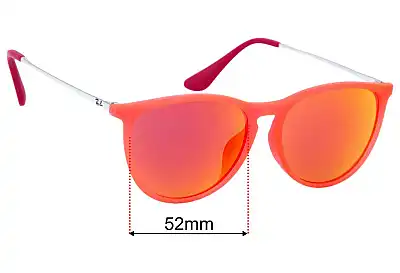 Ray-Ban RJ9060SF Erika Kids Replacement Lenses 52mm wide 