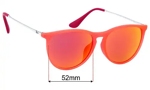 Ray-Ban RJ9060SF Erika Kids Replacement Lenses 52mm wide 
