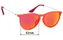 Sunglass Fix Replacement Lenses for Ray-Ban RJ9060SF Erika Kids - 52mm Wide 
