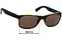 Sunglass Fix Replacement Lenses for Serengeti Piero - 53mm Wide 