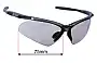 Sunglass Fix Lentes de Repuesto para Sundog Vintage Pace - 75mm Wide 