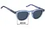 Sunglass Fix Replacement Lenses for Vaanyard Static - 48mm Wide 