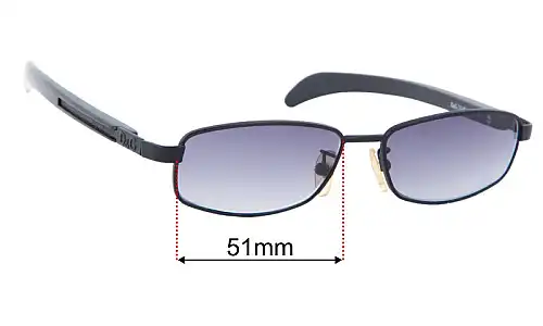 Dolce & Gabbana DG2048 Replacement Lenses 51mm wide 