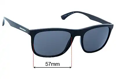 Emporio Armani EA4158 Replacement Lenses 57mm wide 