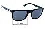 Sunglass Fix Replacement Lenses for Emporio Armani EA4158 - 57mm Wide 