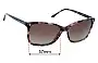 Sunglass Fix Replacement Lenses for Giorgio Armani AR 8059 - 57mm Wide 