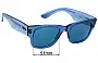 Sunglass Fix Lentes de Repuesto para Ray-Ban RB0840-S Mega Wayfarer - 51mm Wide 