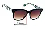 Sunglass Fix Verres de Remplacement pour A Bathing Ape Bape Dad - 55mm Wide 