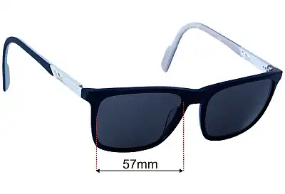 Adidas SP0078-1 Replacement Lenses 57mm wide 